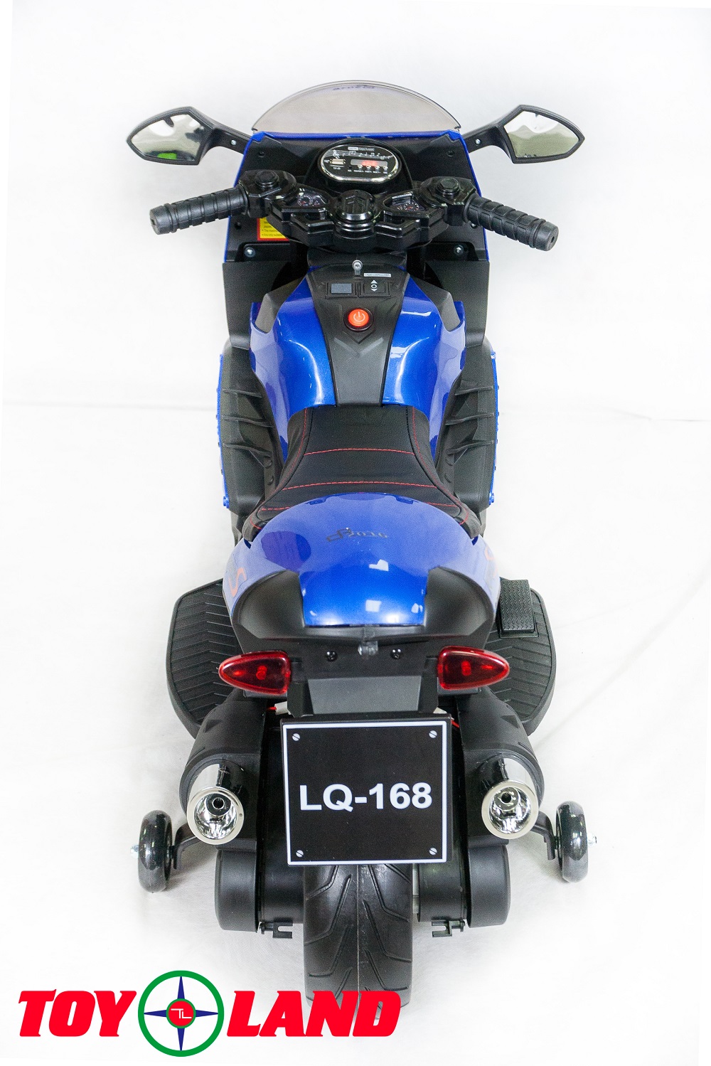 Электромотоцикл ToyLand Moto Sport LQ168 синего цвета  